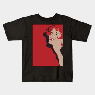 Female smile Kids T-Shirt